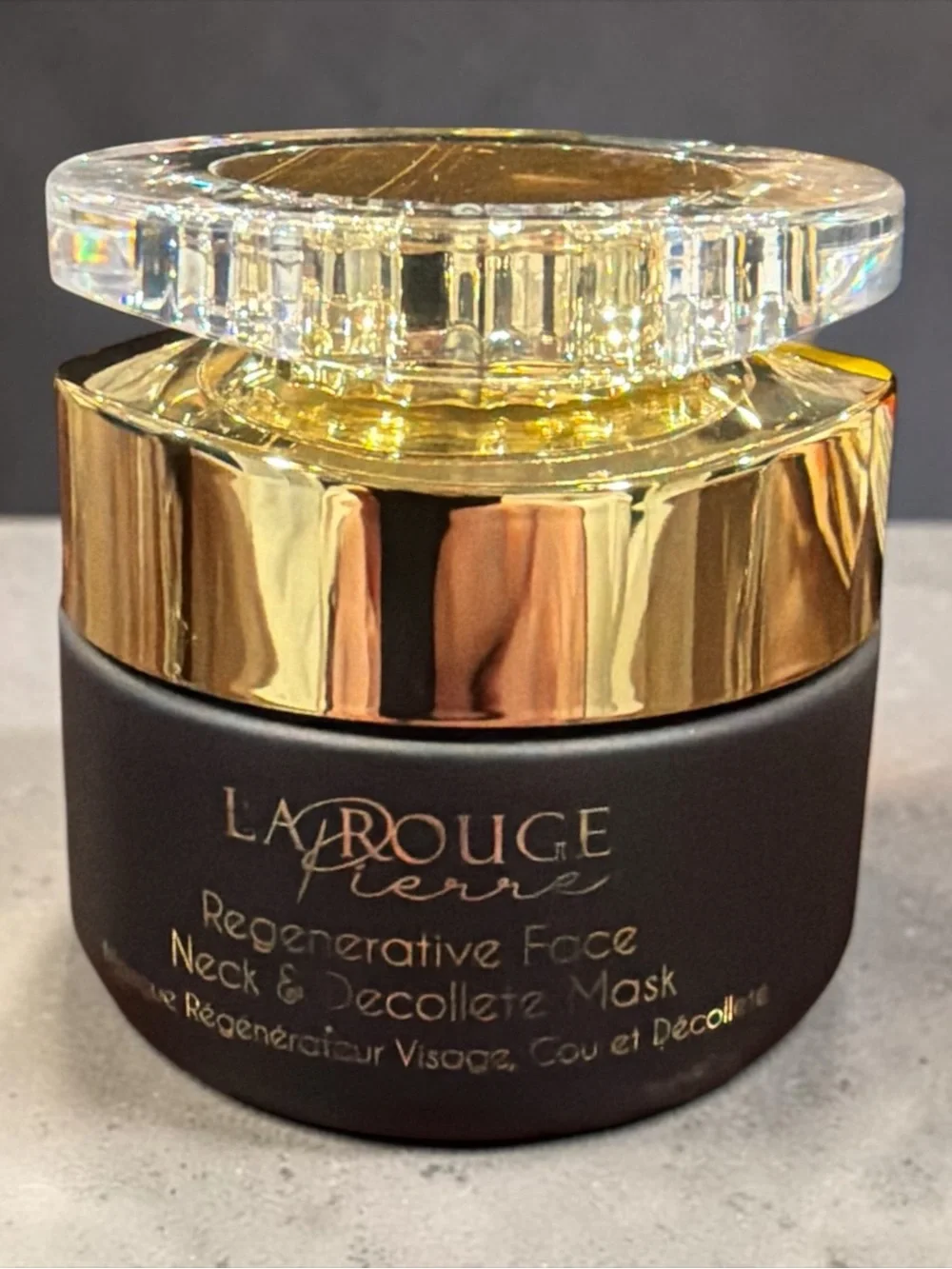 La Rouge Pierre Obsidian Collection Regenerative Face, Neck & Décolleté Mask